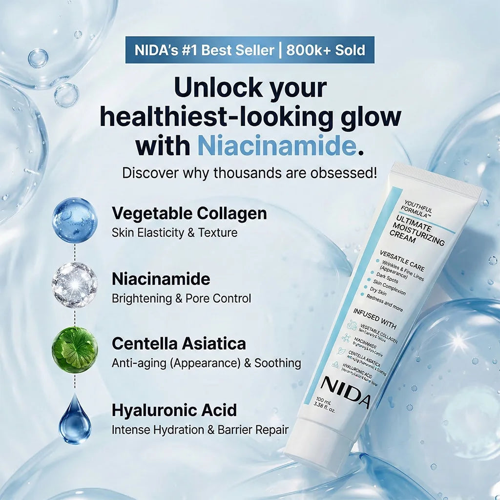 Crème hydratante suprême NIDA | Soin coréen SPF 50 | 100 ml