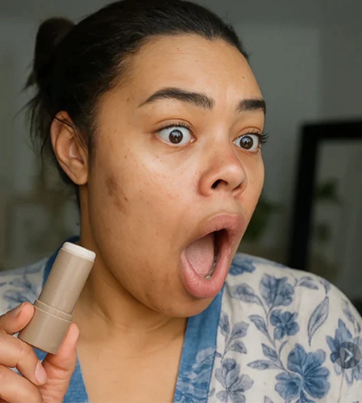 Maya using the balm